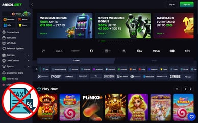 zonder gokken belasting