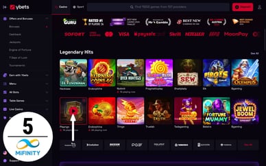 mifinity online casino spelen