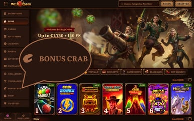 wildrobin casino Bonus Crab