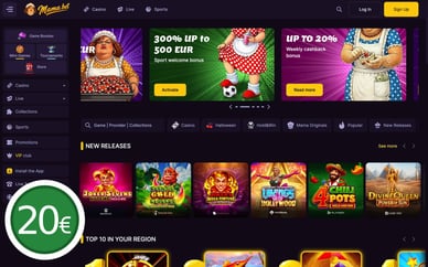 20 deposit casino mamabet