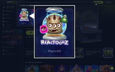 casino with Reactoonz