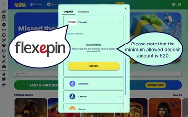 best Flexepin casino