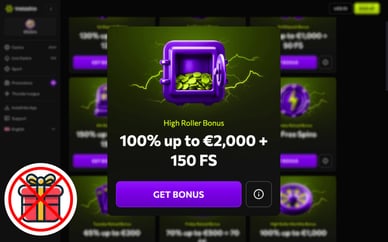 high roller verboden casino deal