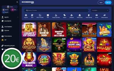 €20 minimum deposit casino