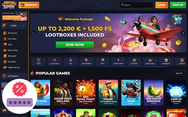 highspin bonus code