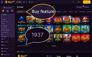 bonus buys casino