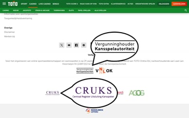 toto casino licentie