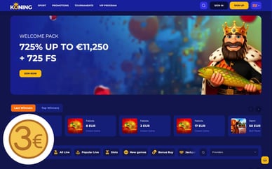 3 euro storten casino