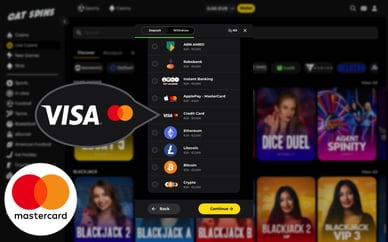 mastercard casino bonus