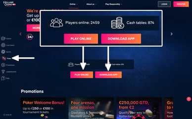 online pokeren holland casino