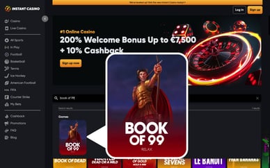book of 99 casino