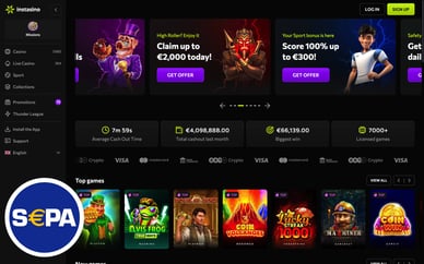 online casino SEPA