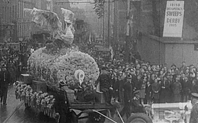 The St. Patrick's Day parade in 1930s