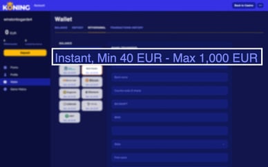 casino instant uitbetaling