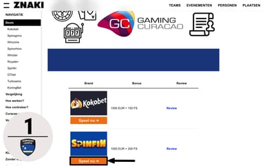 beste online casino curacao kies