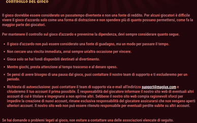 Sicurezza e gioco responsabile Magius