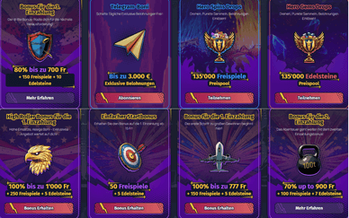 Weitere Boni des Casinos Weitere Boni des Spinlander Casinos