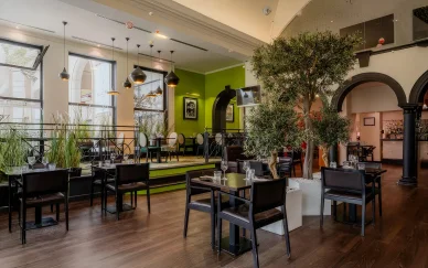 Restaurant La Forêt du Casino Barrière Le Touquet. Salle du restaurant La Forêt au Casino Barrière Le Touquet.