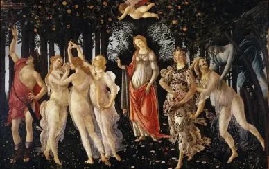 La Primavera Botticelli, 1470-1480 Sandro Botticelli La Primavera