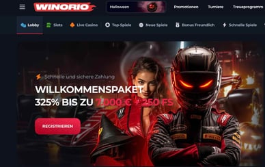 Winorio Casino 600% Bonus