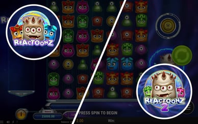 Reactoonz vs Reactoonz 2