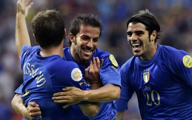 Colleghi di Del Piero Alessandro Del Piero in campo