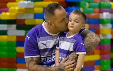 Curtis fiával Curtis gyermekei