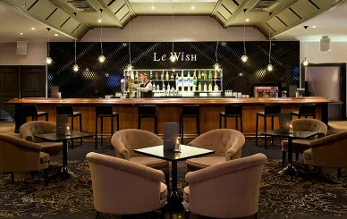 Le Wish, bar du Casino Barrière Le Touquet. Intérieur du bar Le Wish au Casino Barrière Le Touquet.