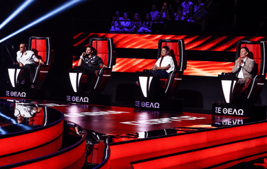 Τα βασικά πρόσωπα του The Voice of Greece Οι coaches και ο παρουσιαστής της εκπομπής