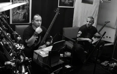 Po lewej: Tomasz Wróblewski i Patrick Shtyber podczas próby w 2007 roku