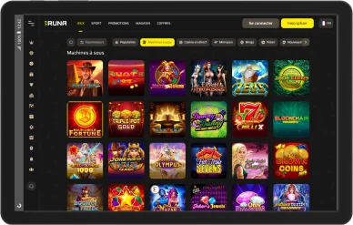 Machines à sous Runa Casino avec slots populaires.
