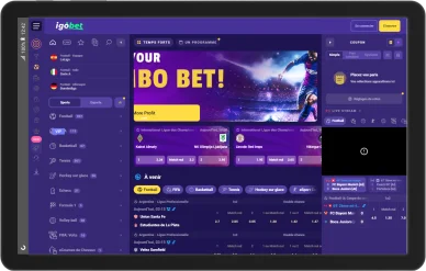 Paris sportifs disponibles sur Igo.bet Casino.