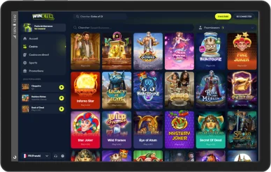 Winzter machines à sous catalogue jeux.