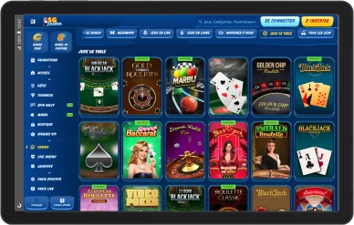 Sélection jeux de table SGCasino.