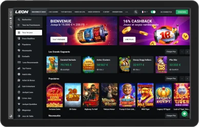 Leon casino avec bonus bienvenue
