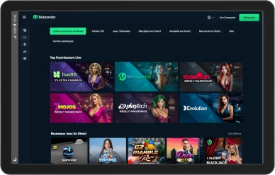 Casino en direct BetPanda casino.