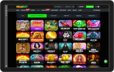Machines à sous Velobet.