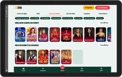 Jeux en direct de Tikal Casino. Jeux de casino en direct sur Tikal Casino.