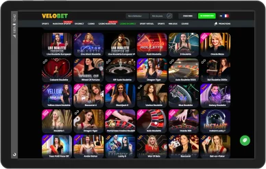 Casino en direct Velobet.
