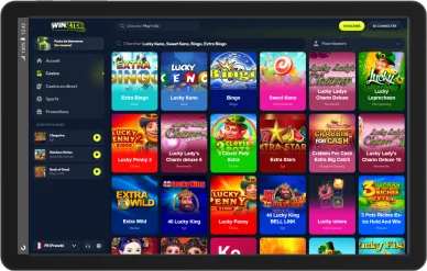 Winzter jeux bingo keno machines en ligne.