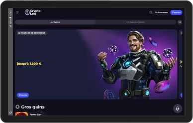 Le bonus de bienvenue offert par CryptoLeo.