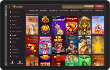 Machines à sous Vicibet.