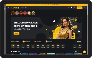 Page d’accueil Kaasino.