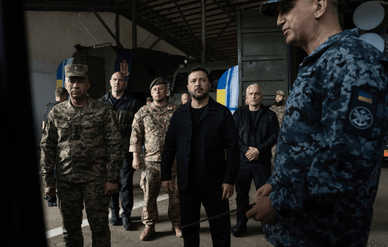 Володимир Зеленський із Олександром Сирським