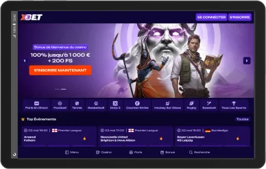 Bonus de bienvenue X3Bet. Bonus de bienvenue X3Bet casino et paris.