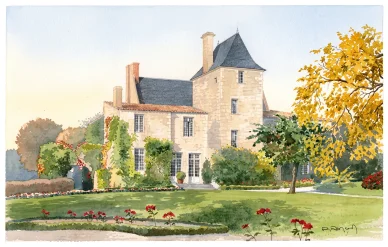 Illustration du Château de Beaulon.