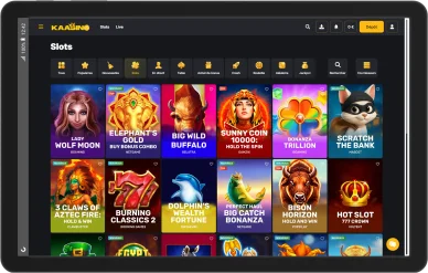 Machines à sous Kaasino.