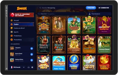 Smash Casino jeux de machines à sous. Smash Casino machines à sous populaires.