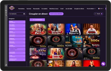 Croupiers en direct sur Betzito Casino.