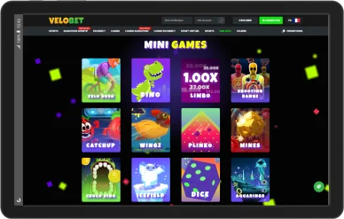 Mini-jeux Velobet.